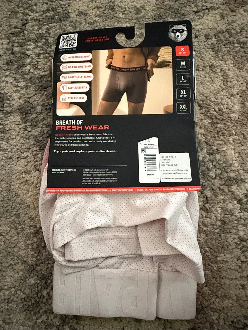 PAIR OF THIEVES-SuperFit Men’s Boxer Briefs - SMALL-Limited Release Colors